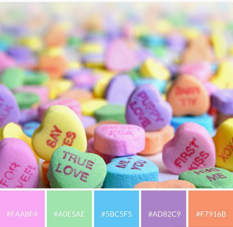 Candy Hearts Minis