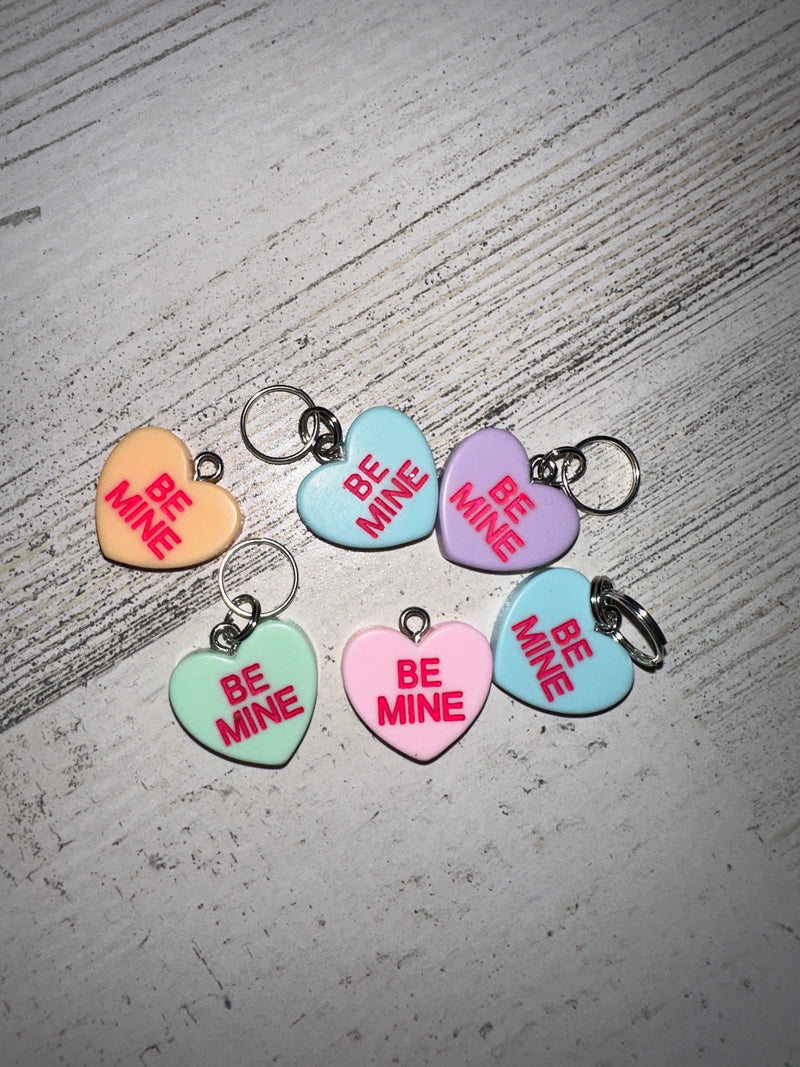 Candy Heart Stitch markers