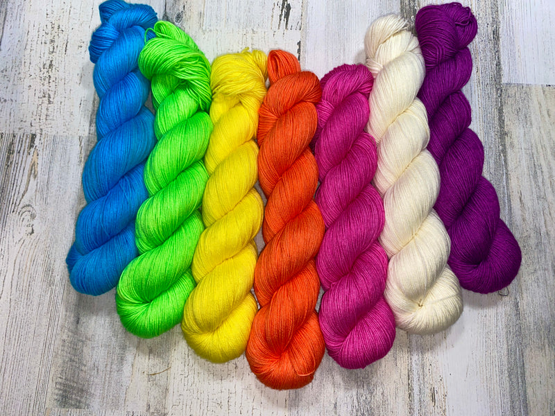 Gradient Descent Shawl Rainbow kit